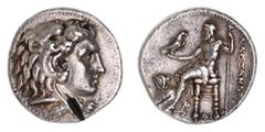 Greek Silver & Bronze Coins Ptolemaic Kingdom of Egypt, Ptolemy I Soter, as satrap, in the name and type of Alexander III of Macedon, (336-323 B.C.), silver tetradrachm, (17.16 g), Memphis or Alexandr