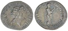 ROMAN SILVER & BRONZE COINS - REPUBLIC Mark Antony, (38-37 B.C.), silver denarius, mint moving with Mark Antony, issued in Athens in Summer 38 B.C., (3.83 g), obv. standing figure of Mark Antony to ri