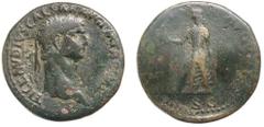 Roman Silver & Bronze Coins - Imperial Claudius, (A.D. 41-54), AE sestertius, Rome mint, issued A.D. 41-42, (26.89 g), obv. laureate head of Claudius to right, around TI CLAVDIVS CAESAR AVG PM TR P IM