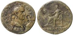 Roman Silver & Bronze Coins - Imperial Galba (A.D. 68-69), AE sestertius, Rome mint, issued A.D. June-August 68 (22.60 g), obv. laureate head of Galba to right, around SER GALBA IMP CAES AVG TR P, rev