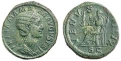 Roman Silver & Bronze Coins - Imperial Julia Mamaea, mother of Severus Alexander, (A.D.222-235), AE sestertius, issued 224, Rome mint, (21.47 g), obv. diademed and draped bust to right of Julia Mamaea