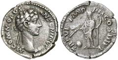 Roman Silver & Bronze Coins - Roman Imperial COMMODUS (A.D. 177-192), silver denarius (3.01 g), issued 181, obv. M COMMODVS ANTONINVS [AVG], laureate head of Commodus to right, rev. TR P VI IMP - IIII