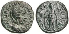 Greek Silver & Bronze Coins THRACE, Deultum, Tranquillina, wife of Gordian III, (A.D. 238-244), AE 23, (5.82 g), obv. Tranquillina draped bust to right, around SAB, TRANQVILLINA AVG, rev. Demeter to l