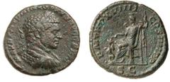 Roman Silver & Bronze - Roman Imperial CARACALLA, (A.D.198-217), issue struck at Rome in 216, AE As, (10.90 g), obv. M AVR ANTONINVS PIVS AVG GERM, bust draped and cuirassed to right, rev. around P M 