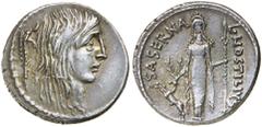 Dr C. Haymes Collection - Roman Republic Coins L. HOSTILIUS SASERNA, (48 B.C.), silver denarius, Rome mint, (3.99 g), obv. Gallia head to right, Gaulish trumpet behind, rev. Diana of Ephesus facing wi
