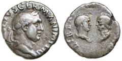 Dr C. Haymes Collection - Roman Imperial Coins VITELLIUS, (A.D. 69), silver denarius, issued July-December 69, Rome mint, (2.94 g), obv. laureate head to right of Vitellius, around A VITELLIVS GERMAN 