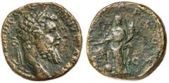 Dr C. Haymes Collection - Roman Imperial Coins DIDIUS JULIANUS, (A.D. 193), AE sestertius, issued 193 (a reign of 66 days), Rome mint, (19.29 g), obv. laureate head to right of Didius Julianus, around