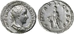 Dr C. Haymes Collection - Roman Imperial Coins ANCIENT ROMAN DENARII AND ANTONINIANII, Maximinus I, (A.D. 235-238), denarius, (3.34 g), issued 235 A.D., Rome mint, obv. laureate bust to right of Maxim