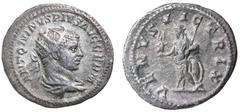 Roman Silver & Bronze Coins - Imperial CARACALLA, (A.D. 198-217), silver antoninianus, issued 216, Rome mint, (4.14 g), obv. radiate bust draped to right of Caracalla, around ANTONINVS PIVS AVG GERM, 