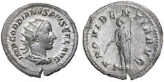 Roman Silver & Bronze Coins - Imperial GORDIAN III, (A.D. 238-244), silver antoninianus, Rome mint, issued 240-244, (3.64 g), obv. radiate bust of Gordian III to right, around IMP GORDIANVS PIVS FEL A