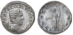Roman Silver & Bronze Coins - Imperial OTACILIA SEVERA, wife of Philip I, (A.D.244-249), silver antoninianus, probably Antioch mint, (3.90 g), obv. diademed draped bust to right, M OTACIL SEVERA AVG, 