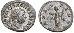 Roman Silver & Bronze Coins - Imperial TACITUS, (A.D. 275-276), billon antoninianus, Lugdunum mint (3.42 g), obv. radiate bust of Tacitus to right draped and cuirassed, around IMP CM CL TACITVS PF AVG