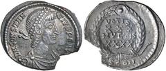Roman Silver & Bronze Coins - Imperial CONSTANTIUS II, (A.D. 337-361), silver siliqua, Arles mint, issued c.353-355, (2.01 g), obv. pearl-diademed bust of Constantius II to right, around DN CONSTAN TI