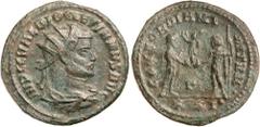 Roman Silver & Bronze - Imperial ROMAN COINS, various late third century- 4th century issues from the following rulers, Aurelian (S.11542, 11573, 11625); Probus (bust left with eagle tipped sceptre) (