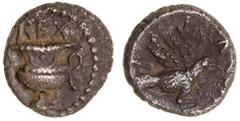 Great Britain Silver & Bronze Coins - Celtic - Willi ANCIENT BRITAIN, Celtic coinage, Atrebates and Regni, Verica (c10BC-AD40), silver minim (0.36g), third coinage AD25-43 (S.159; Van Arsdell 563-1). 