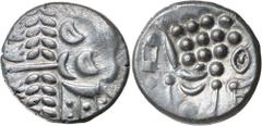 Great Britain Silver & Bronze Coins - Celtic - Willi ANCIENT BRITAIN, Celtic coinage, Durotriges (mid 1st century BC to mid 1st century AD), silver stater (S.366). Nearly extremely fine. Ex Dr L.J.She