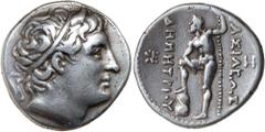 Greek Silver & Bronze Coins - Celtic - Susanian MACEDON, Kingdom of, Demetrios Poliorketes, (294-288 B.C.), silver tetradrachm, (17.03 g), Pella mint, issued 289-288 B.C., obv. head of Demetrios to ri