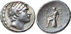 Greek Silver & Bronze Coins - Celtic - Susanian SYRIA, Kingdom of, Antiochos III `the Great', (222-187 B.C.), silver tetradrachm, 27mm, (17.01 g), Antioch on the Orontes Mint, issued Series 3, 204-197