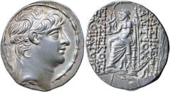 Greek Silver & Bronze Coins - Celtic - Susanian SYRIA, Kingdom of, Antiochos X, Eusebes Philopator, (94-83 B.C.), silver tetradrachm, (15.87 g), Antioch mint, first reign, issued 94-early 93, obv. Ant