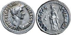 Roman Silver & Bronze Coins - Imperial - Augustus - J NERVA, (A.D. 96-98), silver denarius, Rome mint, issued A.D. 97, (3.54 g), obv. laureate head of Nerva to right, around IMP NERVA CAES AVG P M TR 