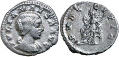Roman Silver & Bronze Coins - Imperial - Augustus - J JULIA MAESA, grandmother of Elagabalus, (c.A.D.218-222), silver denarius, Rome mint, issued 218-220, (2.73 g), obv. draped bust to right, IVLIA MA