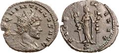 Roman Silver & Bronze Coins - Imperial - Severus Alex QUINTILLUS, (c. A.D. 270), billon antoninianus, Milan mint, (3.50 g), obv. radiate and draped bust of Quintillus to right, around [IMP] QVINTILLVS