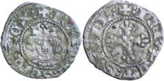 World Silver & Bronze Coins - India - Russia ITALY, Kingdom of Naples, Charles II, as Count of Anjou and Provence, (1285-1309), billon denaro (denarius), 17mm, (0.75 g), struck 1290-1292, obv. facing 