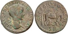 Roman Silver & Bronze Coins - Provincial PISIDIA, Antioch, Gordian III, (A.D. 238-244), AE 31, (24.34 g), obv. Gordian III laureate head to right, around IMP CAES MANT GORDIANVS AV G, rev. wolf to rig