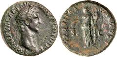 Roman Silver & Bronze Coins - Imperial NERVA, (A.D. 96-98), AE As, Rome mint, issued A.D. Jan. - Sept. 97, (11.27 g), obv. laureate head of Nerva to right, around IMP NERVA CAES AVG P M TR P COS III P