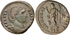 Roman Silver & Bronze Coins - Imperial GALERIA VALERIA, (c.A.D. 305-311), AE folles, Alexandria mint, issued A.D. 308, (6.38 g), obv. diademed, draped bust to right of Galeria Valeria, rev. Venus stan