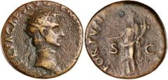 Roman Silver & Bronze Coins - Imperial ANCIENT ROMAN AE ISSUES, sestertii (2), dupondii (2), including, Nerva, (A.D. 96-98), AE dupondius, Rome mint, issued A.D. 96, (10.79 g), obv. radiate head to ri