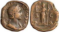 Roman Silver & Bronze Coins - Imperial ANCIENT ROMAN BRONZE COINS, AE sestertii of Julia Mamaea, mother of Severus Alexander, (A.D.222-235), AE sestertius, issued 226, Rome Mint, (18.03 g), obv. drape