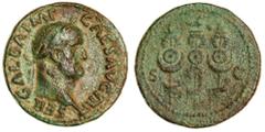 Roman Silver & Bronze Coins - Imperial Galba (A.D. 68-69), AE as, Rome mint, issued A.D. June-August 68, (9.25 g), obv. laureate head of Galba to right, around SER GALBA IMP CAES AVG TR P, rev. Aquila