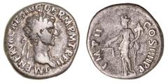 Roman Silver & Bronze Coins - Imperial Nerva, (A.D. 96-98), silver denarius, Rome mint, issued A.D. 98, (3.17 g), obv. laureate head of Nerva to right, around IMP NERVA CAES AVG GERM P M TR P II, rev.