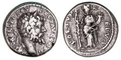 Roman Silver & Bronze Coins - Imperial Septimius Severus, (A.D. 193-211), silver denarius, Emesa mint, issued A.D. 194, (3.04 g), obv. laureate head of Septimius Severus to right, around IMP CAE L SEP