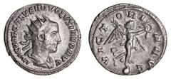 Roman Silver & Bronze Coins - Imperial Volusian, son of Trebonianus Gallus, (251-253 A.D.), silver antoninianus, Rome Mint, issued 251-253 A.D., Antioch Mint, (3.52 g), obv. radiate bust draped and cu