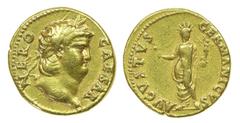 Gold Coin Nero - Aureus nd AU. Aureus nd (Rome, AD 64-65). AVGVSVS GERMANICVS. 7,24 g. SM 1927. MBC+ Almost EF