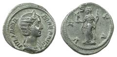 Ancient coin Julia Mamaea - Denarius nd AR. Denarius nd (Rome, AD 224). VESTA. 2,66 g. SM 8217. BELA EF
