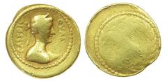 Gold coin Julius Caesar - Aureus nd, RARE AU. Aureus nd (Rome, 44 BC). CAES DIC QVAR; (COS QVINC). 7,79 g. SM 1397. BC F