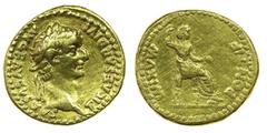 Gold coin Tiberius - Aureus nd (biblical coin) AU. Aureus nd (Lugdunum, 16 d.C.). PONTIF MAXIM. 7,42 g. SM 1760. MBC+ Almost EF