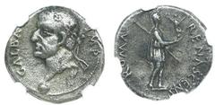 Ancient Coin Galba - Denário nd AR. Denário nd (Roma, 68 d.C.). SM 2107.Em embalagem NGC VF. Nº 4787493-003. NGC VF.