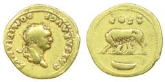Gold coin Domitian - Aureus nd AU. Aureus nd (Rome, AD 77-78). COS V. 6,97 g. SM 2621. MBC VF