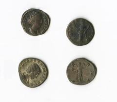 Ancient Coins Roman Imperial. Augustae AR Denarii (10). Issues of Diva Faustina, Sr. (2), Faustina, Jr, Crispina (2), Julia Domna, Julia Maesa (2), Julia Soaemias, Julia Paula. Various reverses. One o