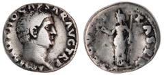 ANCIENT COINS Roman Imperial. Otho (69). AR Denarius, struck 15 January-8 March, 69. 3.59 gm. Bare head right, rev. Securitas standing left holding wreath and scepter. RIC 8. Numerous cleaning marks. 