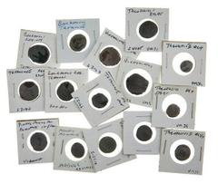 ANCIENT COINS Roman Imperial. Group of Separatist and later Imperial AEs. Includes: Roman-Gallic. Victorinus (2), Tetricus II (3), barbarous Radiates (3); Western Roman Empire. Valentinian II, Magnus 