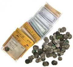 Islamic Coinage Ottoman Empire. Lot of several hundred Akçe and other small silver. Mostly 1500s and after; also Dirham (3) and 19th Century billon (3). A few holed. VG-VF..