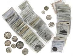 Islamic Coinage Islamic Assortment. 8th-early 18th Century AD. Silver (53) including Tabaristan AR ½ Drachm, Abbasid (4), Idrisid, Hamdanid, Ayyubid (3), Mamluk (2), Samanid (4), Buwayhid (4), Saffari