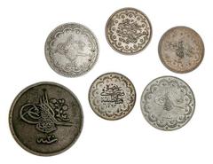 Turkey Turkey. Ottoman. Early-Mehmet V; Large lot. Orhan-Selim I Akçe (13); Selim II-Ibrahim Dirham and other silver (4); Mustafa II-`Abd al-Mejid (pre-reform) Billon and silver (133, of which about 2