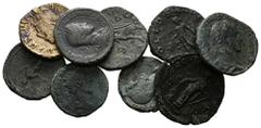 LOTS ANTIKE Varia und Lots. Lot Römer (9). Lot aus 9 Bronzemünzen von Commodus (1x Dupondius) bis 1x Volusianus (1x Sestertius), dabei: 2x Sestertii sowie 2x Asses von Severus Alexander und 1x As von 
