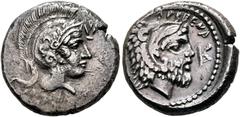 GRIECHISCHE MÜNZEN LYCIA. Lykische Dynasten. Erbbina (ca. 400) Stater (8,36 g), Telmessos, ca. 400-390 v. Chr. Av.: Kopf der Athena mit attischem Helm n.r., im Feld lineares Symbol. Rv.: Kopf des Hera